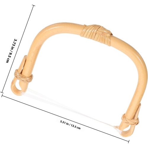 Mango de bambú para tetera, mango de repuesto para tetera, superficie lisa y resistente, color beige. 1