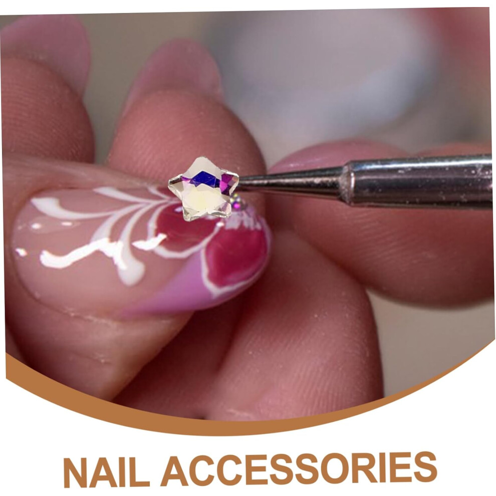 Hkhbjs 7Grids Unique Nail Gems Charms Rhinestone Stickers Decorative Nails For Women Manicure Ornaments