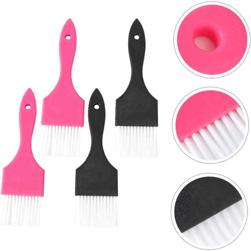 Hkhbjs 4Pcs Hair Dye Comb Professional Soft Bristle Hairdressing Dyeing Supplies For Salon Household Styling Use