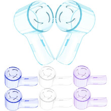 24 stuks reistandenborsteldopjes/hoesjes voor elektrische tandenborstels, geschikt voor plastic etuis en opzetstukken.