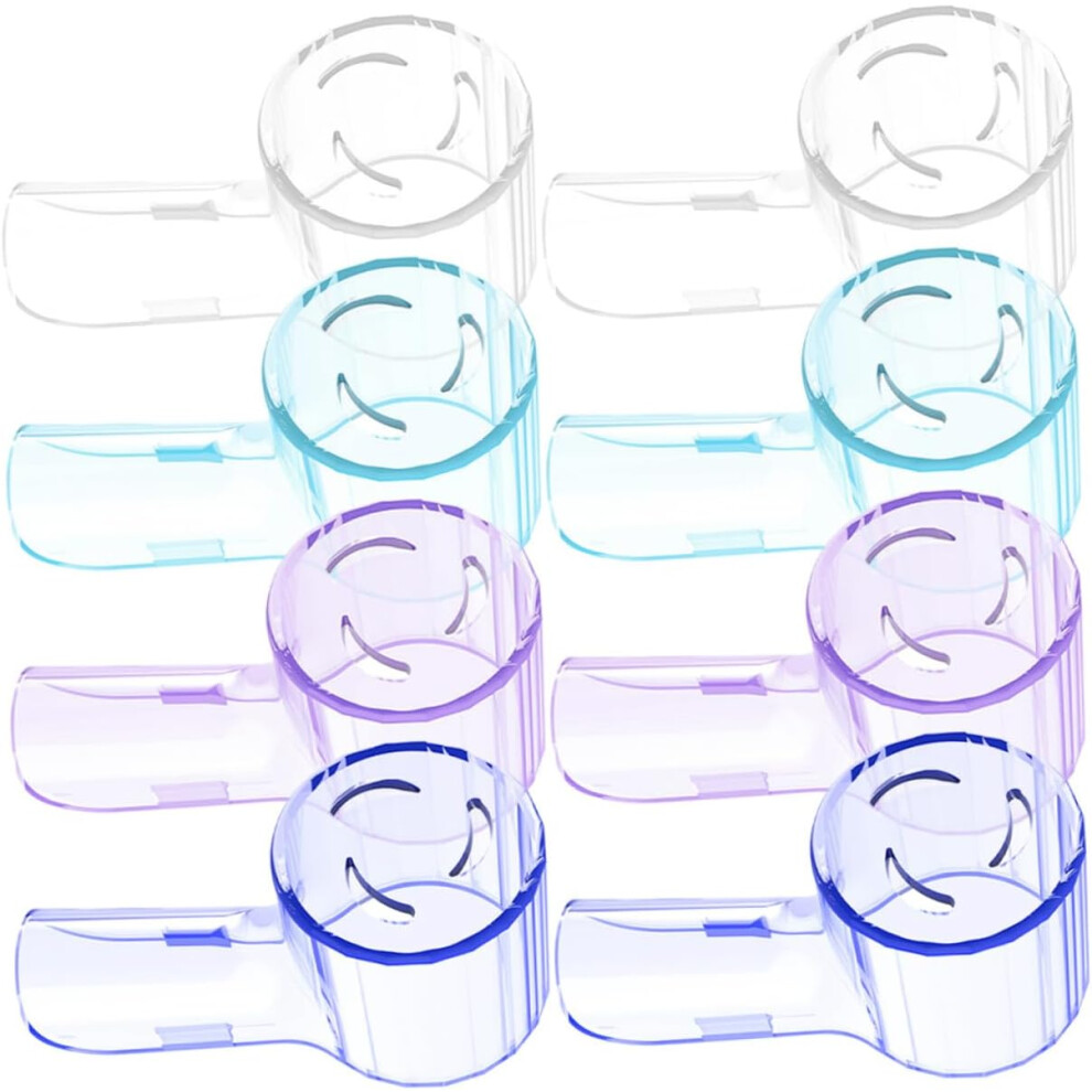 Hkhbjs 24Pcs Travel Toothbrush Caps Covers For Electric Toothbrush Plastic Cases Compatible Heads