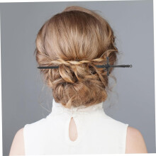 4pcs Chinese Vintage Metal Hair Sticks Flower Bun Accessories for Women and Teen Girls Traditional Hair Chopsticks Styling Tool