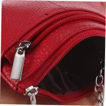 Geldbörse aus echtem Leder, kleines Portemonnaie für Schlüsselanhänger, schlanker, minimalistischer Kartenhalter