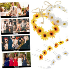 16 Stück Sonnenblumen-Haarspangen mit Blumenmuster für Hochzeiten, Brautpartys und andere festliche Anlässe