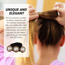 4pcs Hair Tie Donuts Bun Maker Diy Hairstyle Tool Hair Styling Accessory for Women Girls for Quick and Easy at Home