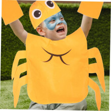 Costum de crab pentru băieți și fete, costum de dans amuzant, pentru spectacole de petrecere, băieți și fete