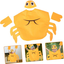 Boy Girl's Crab Costume Funny Dance Outfit for Boys and Girls Party Performance