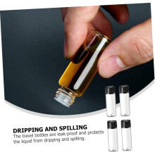24 Mini-Glasfläschchen für ätherische Öle, 5 ml, Reisegröße, Kosmetikfläschchen