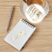 6 rolí dekorativních pásek z washi papíru s motivem starověkého umění pro scrapbooking a deníky