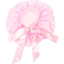Lot de 4 bonnets de douche décoratifs à nœud papillon en satin pour femmes et filles, parfaits pour dormir sous la douche ou dans le bain.