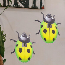 Insektenskulptur, Käfer, Eisen, Metall, wiederverwendbar, robust, kreative Wanddekoration für den Innenbereich