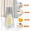 800ml Glass Bedside Water Carafe Set with Cup for Convenient Drinking 3