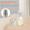 800ml Glass Bedside Water Carafe Set with Cup for Convenient Drinking 4