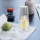 800ml Glass Bedside Water Carafe Set with Cup for Convenient Drinking 6