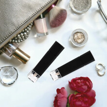 Plast lipgloss-tuber 4 stk. gjenfyllbare tomme beholdere 5G lokk for kvinner DIY