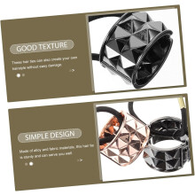 4er-Pack Haargummis für Damen, kleine Haargummis für Pferdeschwänze, Haarspangen für Mädchen, kreatives Diamantdesign