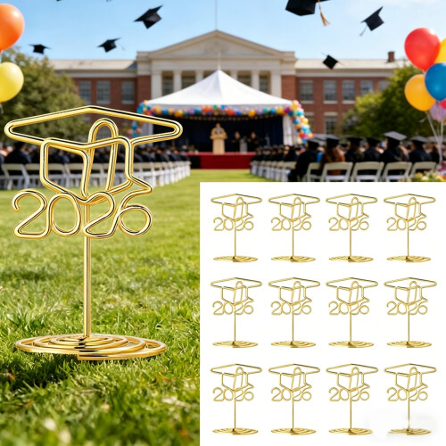 20Pcs Cap Shape Note Clips Card Holders Photos Cards Table-20 2