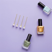 4-teiliges Set Nagelstaub-Reinigungsbürsten, Nagellackschleifer-Reinigungsbürstenköpfe