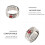 Adjustable Silver Mythical Beast Ring for Men Women, Retro Amulet Band with Wealth Cloud Pattern 8