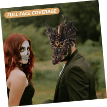 Halloween Drage Cosplay Helansikt Skummelt Dyr Til Fest Maskerade Karneval Gutter og Jenter Voksne