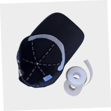 5pcs Hat Sweat Pads Collar Sweat Absorption Strips Breathable Non-woven Fabric Adhesive Liners