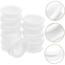 40 anillos para tijeras de peluquería canina, cómodos, de silicona, antideslizantes, para sujetar las tijeras.