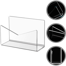 Briefablage aus Acryl mit abgerundeten Ecken für Dokumente und Briefe, platzsparender Schreibtisch-Postorganizer