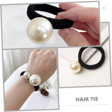 10pcs Pearl Hair Ties for Women Girls Double Single Pearl Hair Ties Decorative Accessories for Daily Use