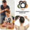 5 elastici ovali geometrici per capelli, colori eleganti, accessori per capelli da donna. 3