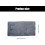 Plush Floor Cushion Square Floor Mat 4.5cm Thick Polyester Anti-Skid Decorative Function Rug 3
