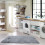 Plush Floor Cushion Square Floor Mat 4.5cm Thick Polyester Anti-Skid Decorative Function Rug 5