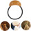 5 elastici ovali geometrici per capelli, colori eleganti, accessori per capelli da donna. 8