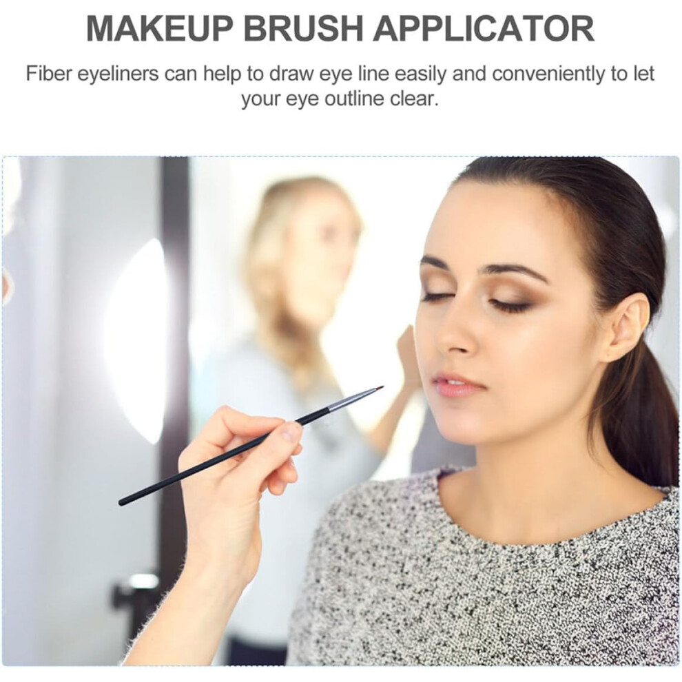 Hkhbjs 5Pcs Eyeliner And Lipstick Brush Set, Fine Synthetic Makeup Applicators