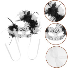 Máscara de calavera transpirable de media cara para fiestas de disfraces de Day Dead Masquerade