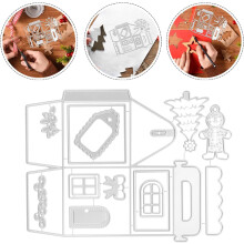 DIY-Hausmesser-Form, Metallstanzform für Scrapbooking, Bastelvorlage