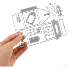 DIY domáci nôž forma na rezanie kovov šablóna na scrapbooking remeselné výrobu