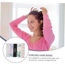 5pcs Hair Tie Spiral Hair Bands for Women Styling Tools Printed Convenient for Daily Use Women Headbands