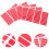 5 Sheets Double-Sided Crystal Nail Display Tape 3