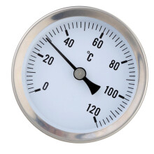 Liquid Thermometer Hose Water Dial Gauge Liquid Boiler Waterproof Thermometer