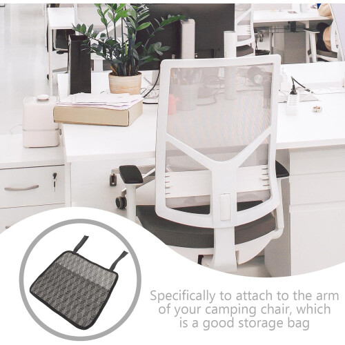 Armchair Nylon Hanging Chair Multi-function Pouch Camping Armrest Bag with Fabric 2