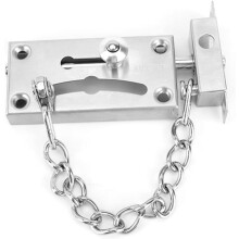 Drill Chain Door Guard Stainless Steel Theft Security Lock