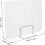 Desk Divider Student Privacy Shield 40x30cm White Metal Moveable Partition Panel 2