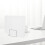 Desk Divider Student Privacy Shield 40x30cm White Metal Moveable Partition Panel 4