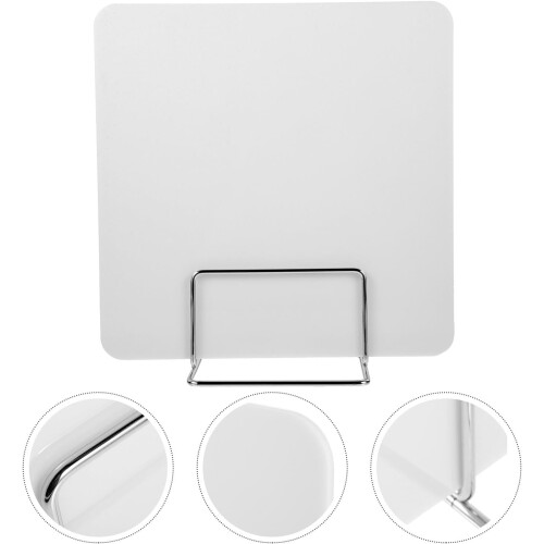 Student Desk Privacy Divider Board 30X30Cm White Desk Partition Panel for Classroom and Office 2