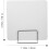 Student Desk Privacy Divider Board 30X30Cm White Desk Partition Panel for Classroom and Office 4