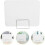 Desk Divider Student Privacy Shield 40x30cm White Metal Moveable Partition Panel 8