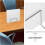 Student Desk Privacy Divider Board 30X30Cm White Desk Partition Panel for Classroom and Office 7