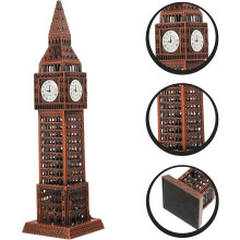 Big Ben Ornament, Wahrzeichen, Dekoration, Vintage, klassisch, Legierung, hervorragende Texturoption