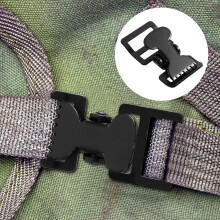 5 stuks zwarte bandklemmen van 2 mm dik ijzer, bevestigingsclips
