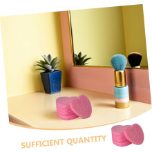 50pcs Compressed Facial Sponges Face Puff Heart Shaped Cellulose Sponges